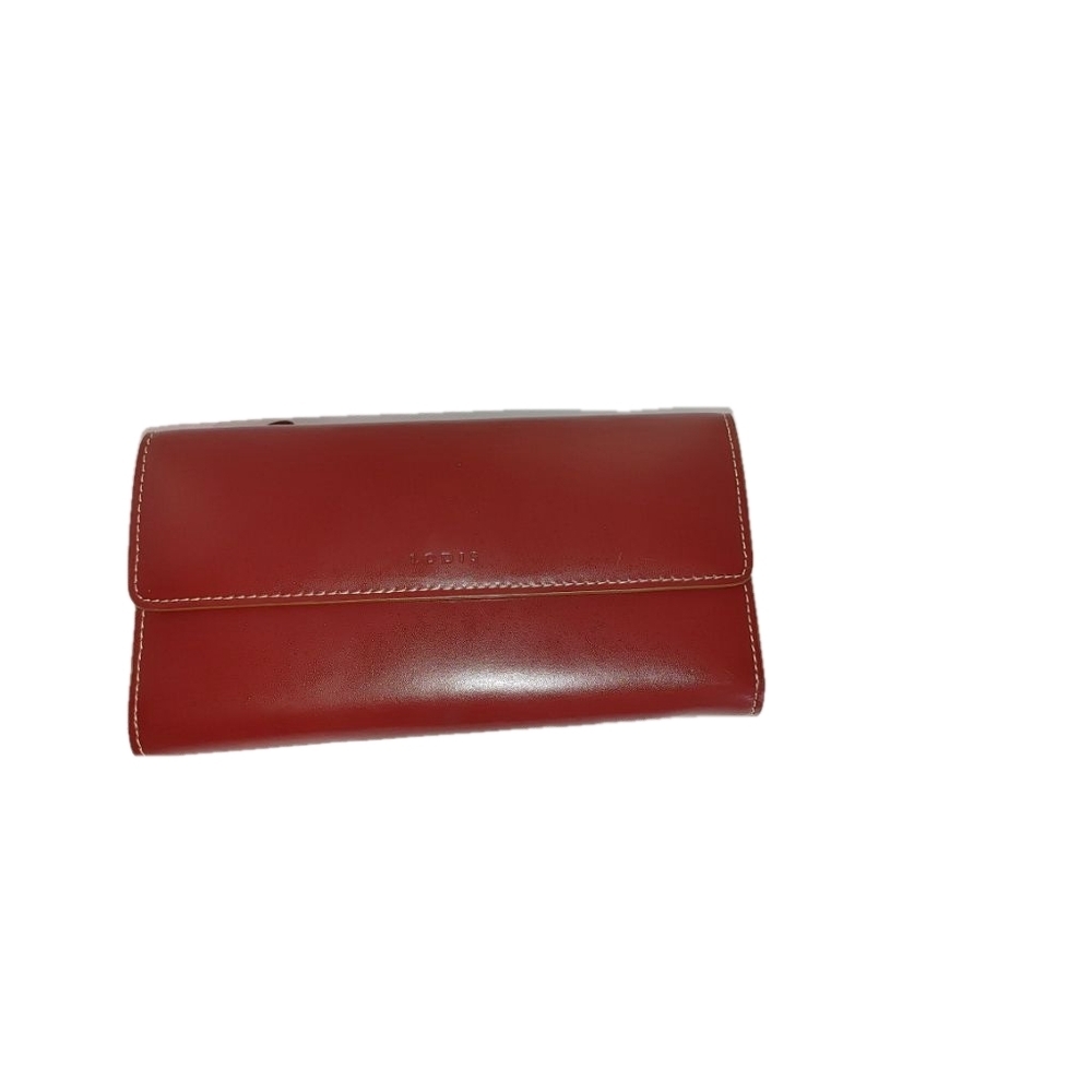 Lodis Red Leather Wallet